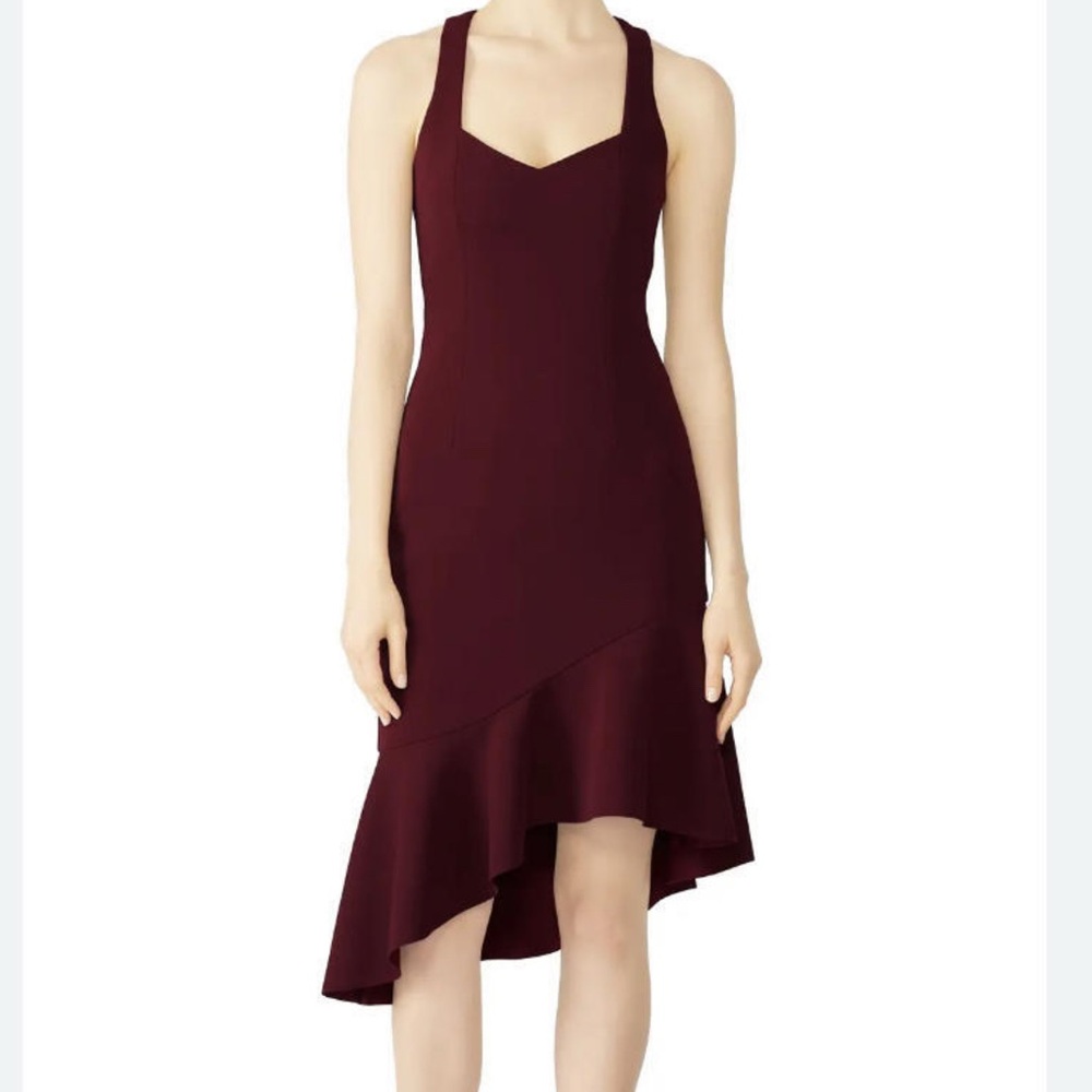 Elliatt Burgundy High-Low Dress